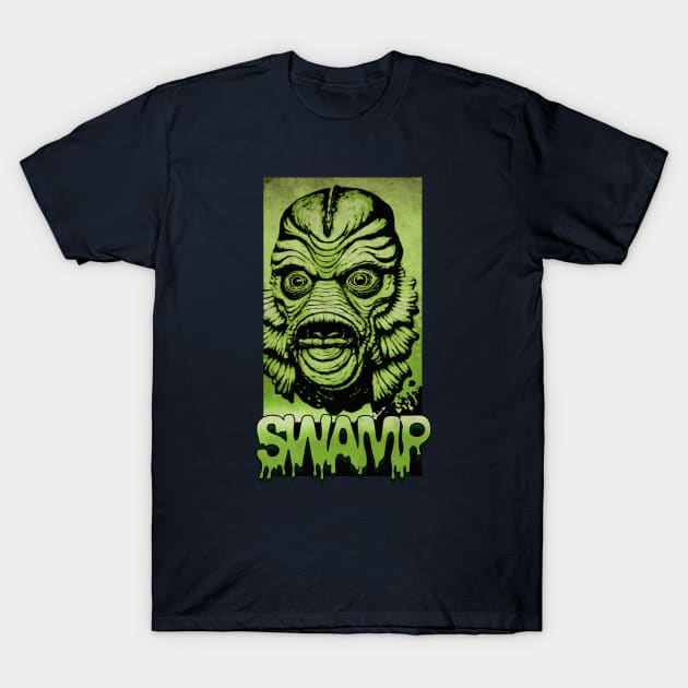 Swamp Monster Rap T-Shirt by CTShirts